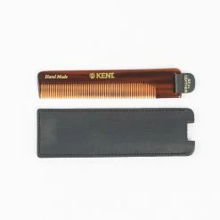 KENT COMB & LEATHER CASE