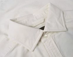 NIGEL CABOURN MAINLINE BRITISH OFFICERS SHIRT - WHITE -BARBOUR Shop BBJ CabournAcc March092022 229 1024x1024@2x