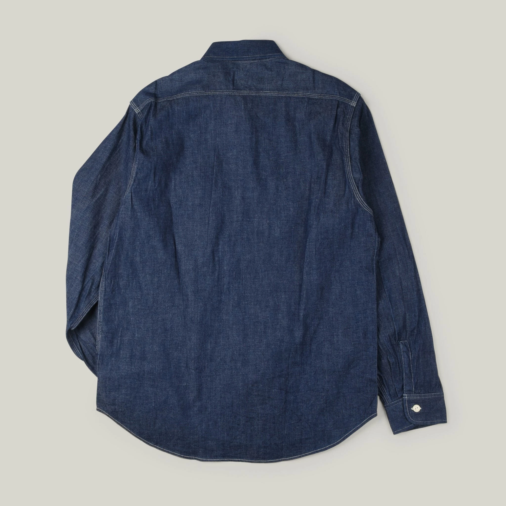 SUGAR CANE BLUE DENIM WORK SHIRT 4 SUGAR CANE BLUE DENIM WORK SHIRT - Image 2