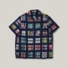 MONITALY MADRAS VACATION SHIRT - NAVY