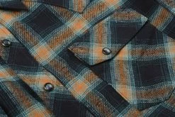 INDIGOFERA DAWSON FLANNEL SHIRT - BLACK/ PETROL/ RUST -BARBOUR Shop Indigofera Jan23 20 1024x1024@2x