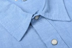 KNICKERBOCKER CHAMBRAY PARIS WESTERN SHIRT - LIGHT BLUE -BARBOUR Shop KNICKERBOCKERDETAILS OCT22 1 15 1024x1024@2x