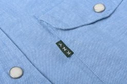 KNICKERBOCKER CHAMBRAY PARIS WESTERN SHIRT - LIGHT BLUE -BARBOUR Shop KNICKERBOCKERDETAILS OCT22 1 17 1024x1024@2x