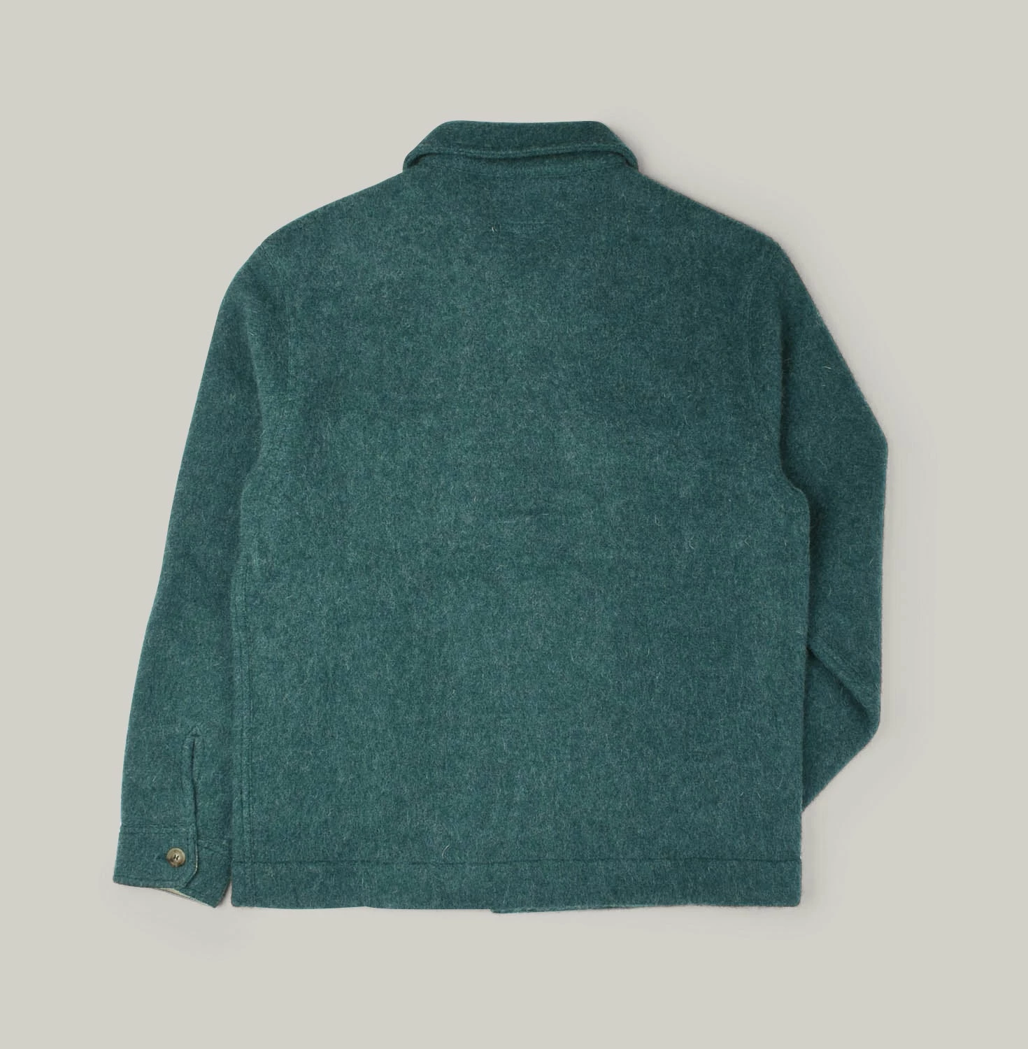 KNICKERBOCKER VERMONT OVERSHIRT - GREEN WOOL 4 KNICKERBOCKER VERMONT OVERSHIRT - GREEN WOOL - Image 2