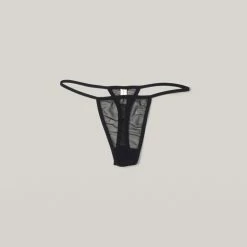 KYE INTIMATES STANDARD THONG - BLACK