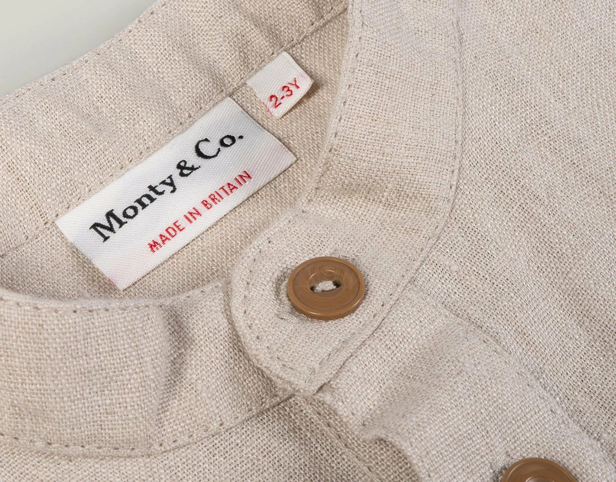 MONTY & CO. FIELD GRANDAD SHIRT - ECRU 5 MONTY & CO. FIELD GRANDAD SHIRT - ECRU - Image 3