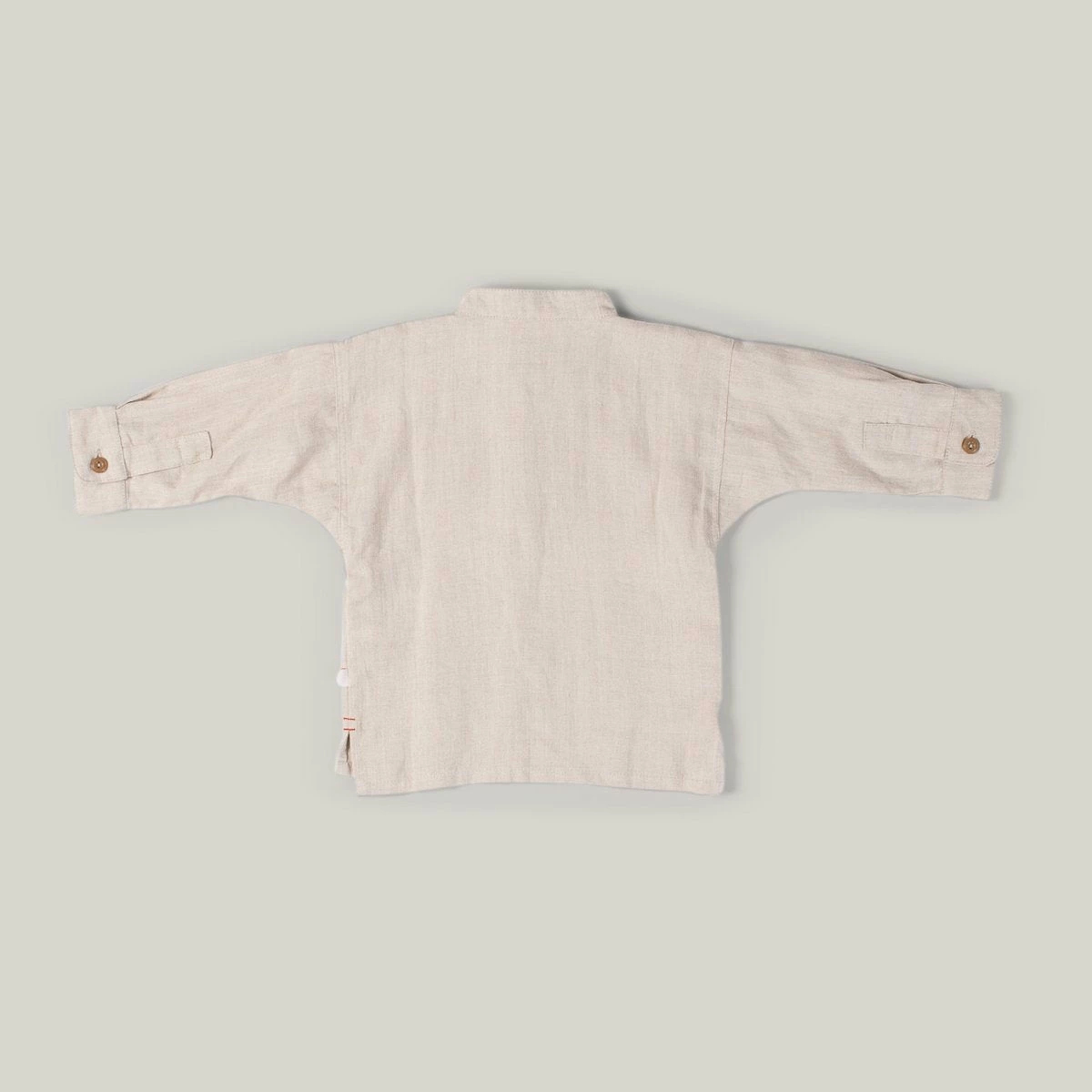 MONTY & CO. FIELD GRANDAD SHIRT - ECRU 4 MONTY & CO. FIELD GRANDAD SHIRT - ECRU - Image 2