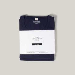 LADY WHITE CO. TEE 2 PACK - NAVY