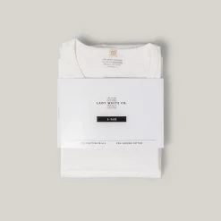LADY WHITE CO. TEE 2 PACK - WHITE