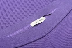 LENO COTTON RIB LEGGINGS - PURPLE -BARBOUR Shop LenoSS22 BBJDress Tender 68 1024x1024@2x