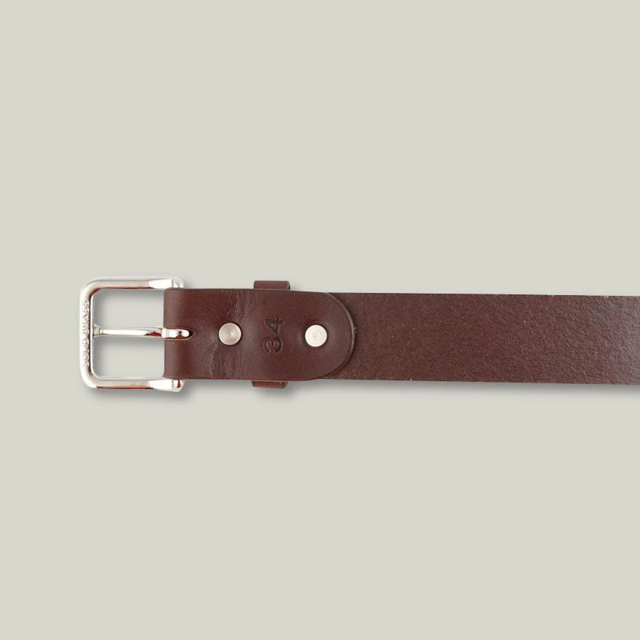 TANNER GOODS DAILY BELT - COGNAC/STAINLESS 5 TANNER GOODS DAILY BELT - COGNAC/STAINLESS - Image 3