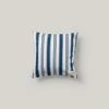 BASSHU INDIGO BLUE/ WHITE STRIPE CUSHION COVER