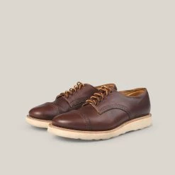 USED YUKETEN JOHNSON OXFORD SHOE - BROWN