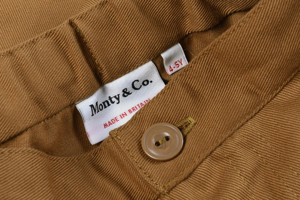 MONTY & CO. UTILITY TROUSER - TAN 7 MONTY & CO. UTILITY TROUSER - TAN - Image 5