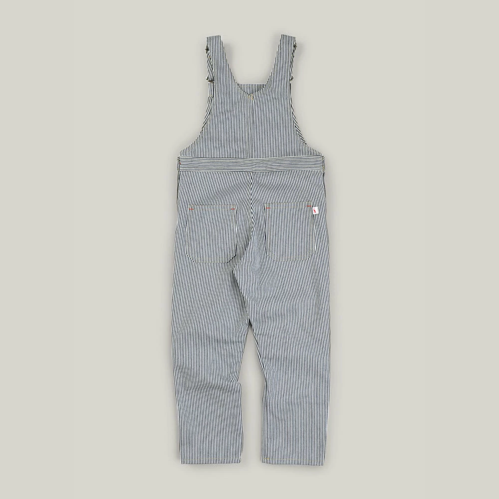 MONTY & CO. PORTER DUNGAREE - INDIGO STRIPE 4 MONTY & CO. PORTER DUNGAREE - INDIGO STRIPE - Image 2