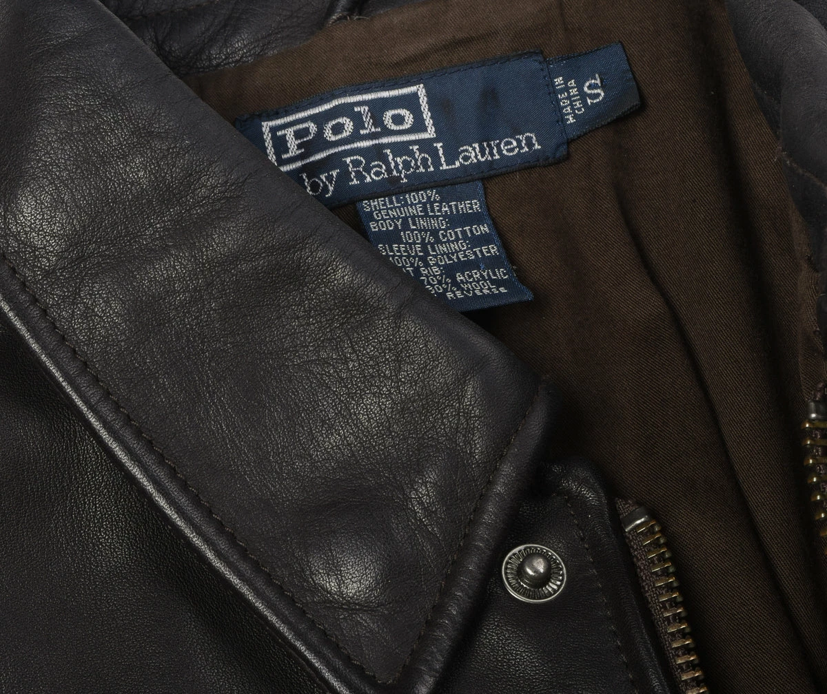 USED RALPH LAUREN A-2 FLIGHT JACKET - BROWN 6 USED RALPH LAUREN A-2 FLIGHT JACKET - BROWN - Image 4