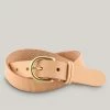 TANNER GOODS MERIDIAN BELT - NATURAL/BRASS -BARBOUR Shop TG Product SS20L 010220 Belt Natural Brass THUMB 1024x1024@2x