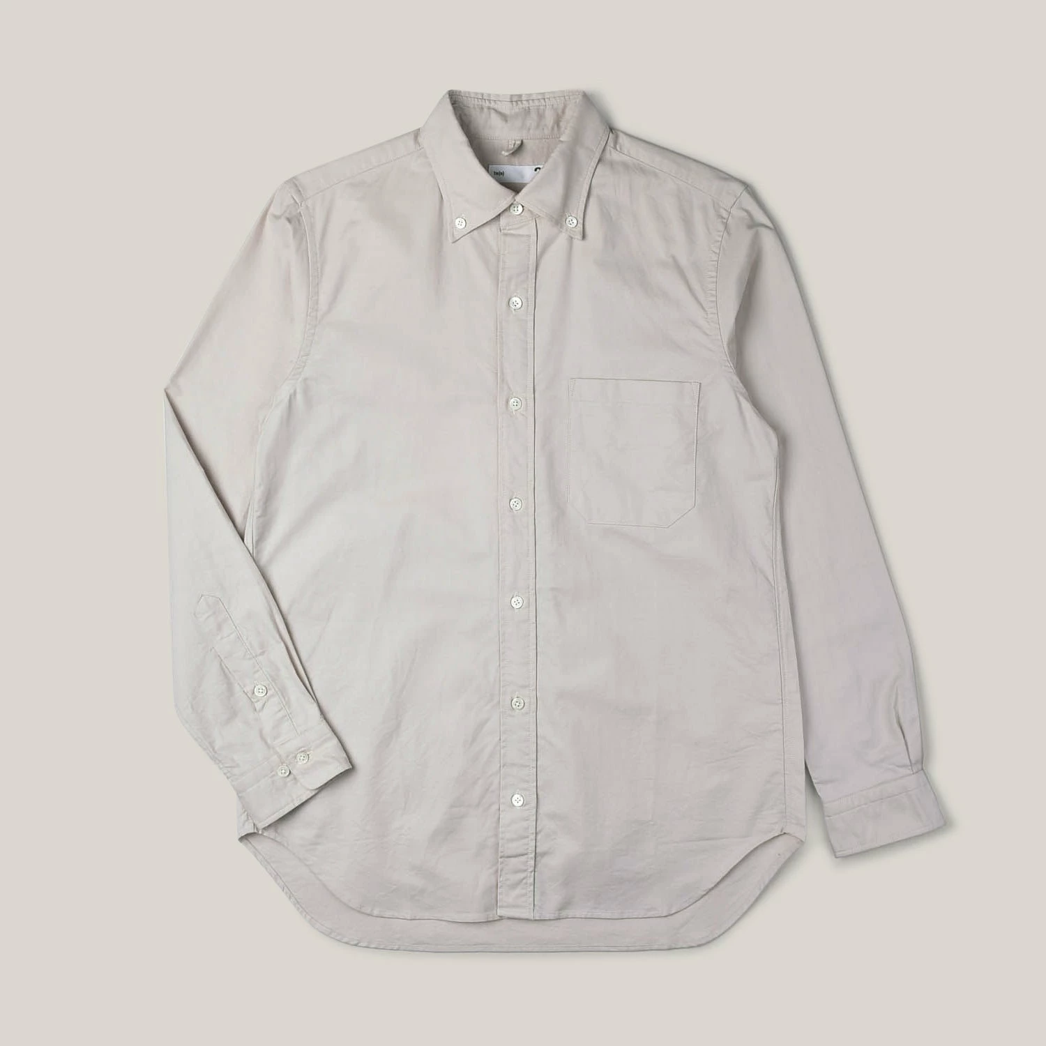 TS(S) OXFORD CLOTH B.D. SHIRT - ECRU 3 TS(S) OXFORD CLOTH B.D. SHIRT - ECRU