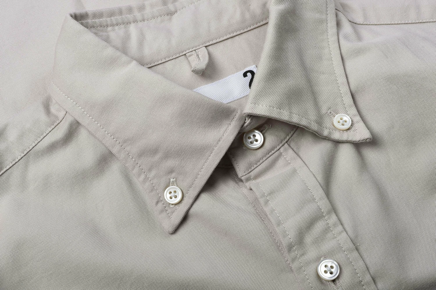 TS(S) OXFORD CLOTH B.D. SHIRT - ECRU 5 TS(S) OXFORD CLOTH B.D. SHIRT - ECRU - Image 3