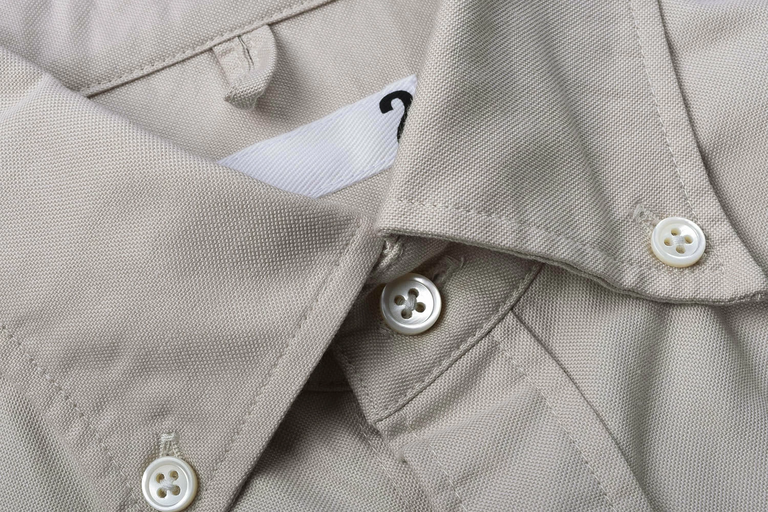 TS(S) OXFORD CLOTH B.D. SHIRT - ECRU 6 TS(S) OXFORD CLOTH B.D. SHIRT - ECRU - Image 4