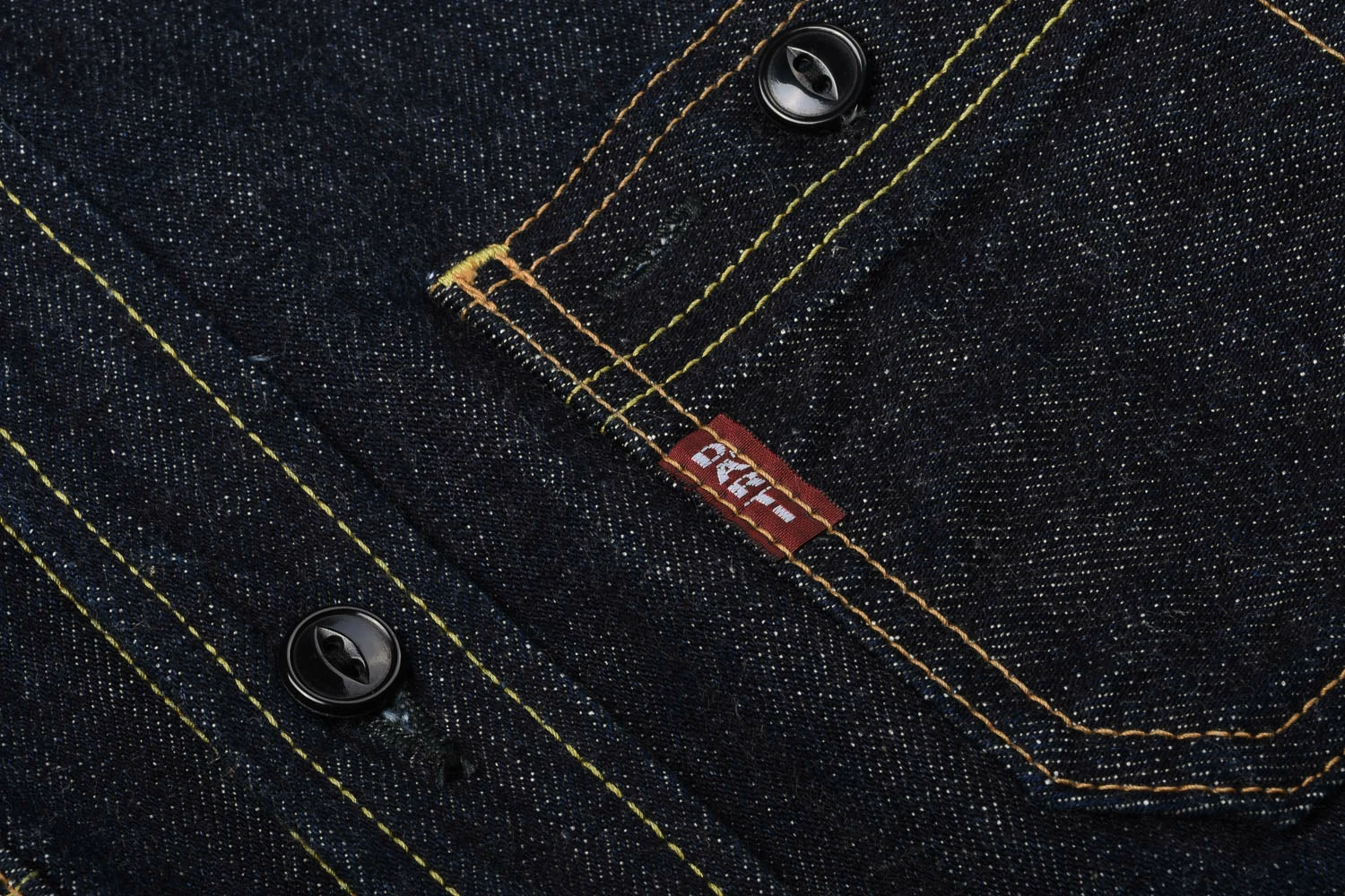 USED STUDIO D'ARTISAN DENIM WORK SHIRT 6 USED STUDIO D'ARTISAN DENIM WORK SHIRT - Image 4