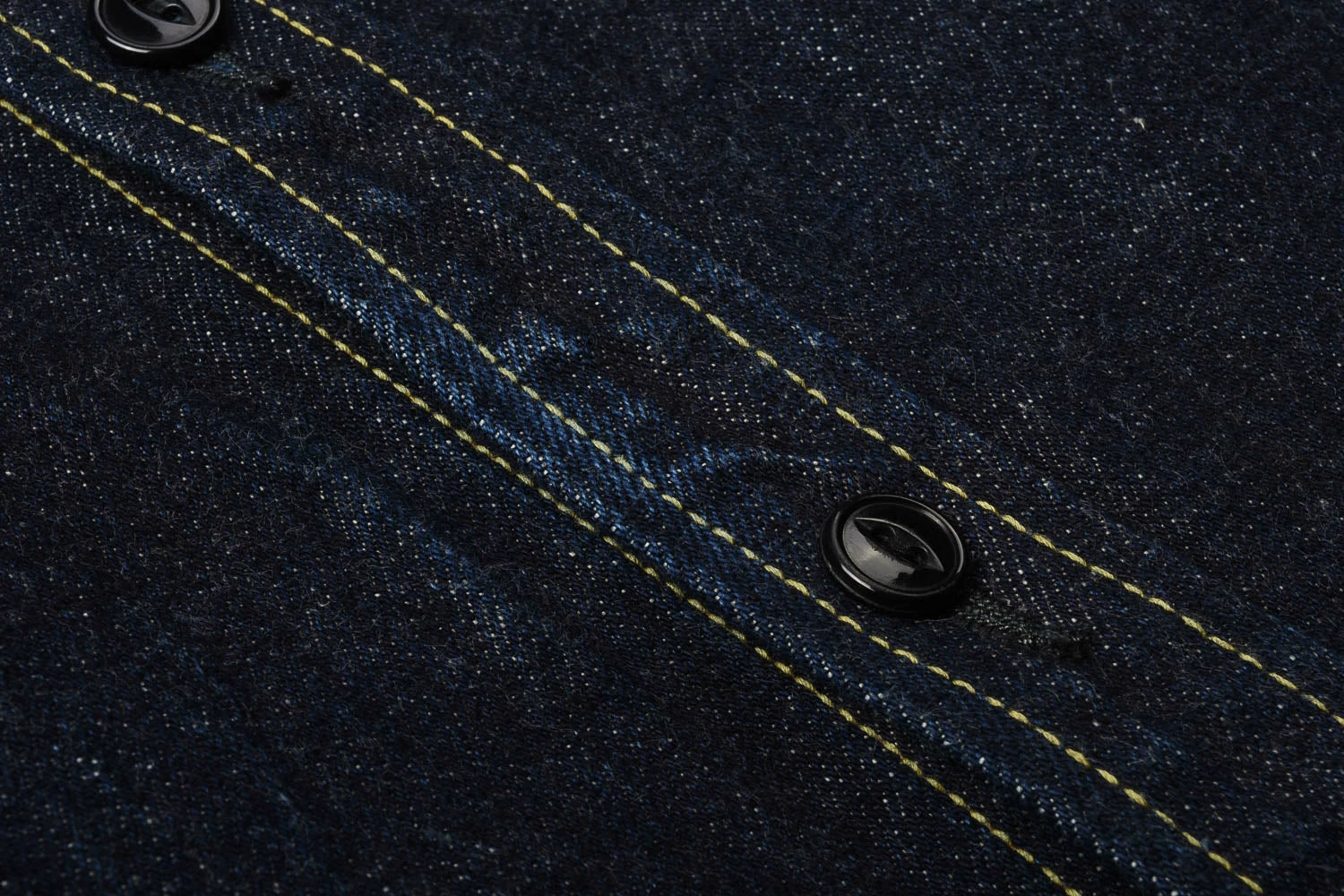 USED STUDIO D'ARTISAN DENIM WORK SHIRT 7 USED STUDIO D'ARTISAN DENIM WORK SHIRT - Image 5