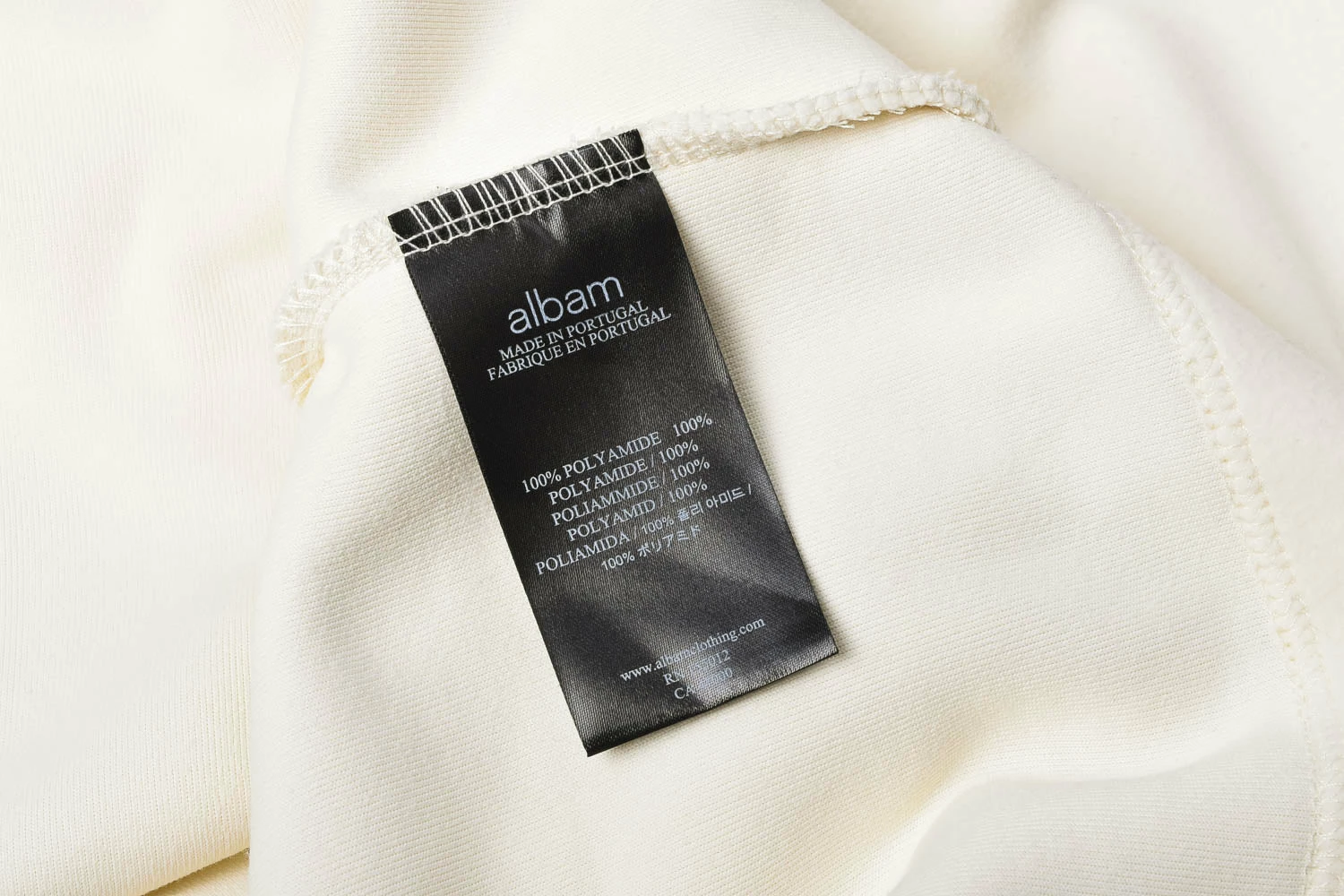 USED ALBAM SPORT FLEECE HALF ZIP SWEATSHIRT - WHITE 8 USED ALBAM SPORT FLEECE HALF ZIP SWEATSHIRT - WHITE - Image 6