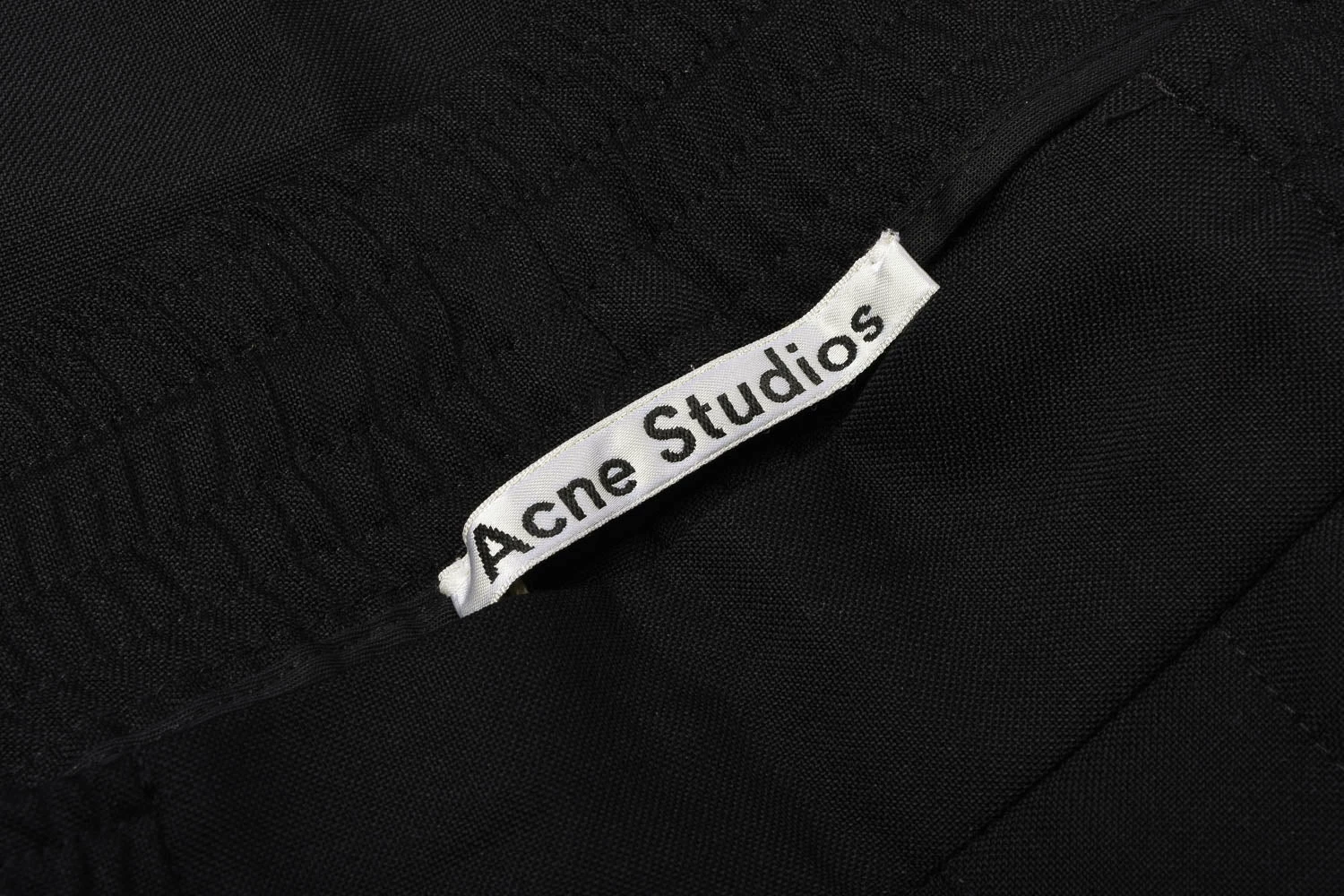 USED ACNE STUDIOS TAILORED TROUSERS - BLACK 5 USED ACNE STUDIOS TAILORED TROUSERS - BLACK - Image 3