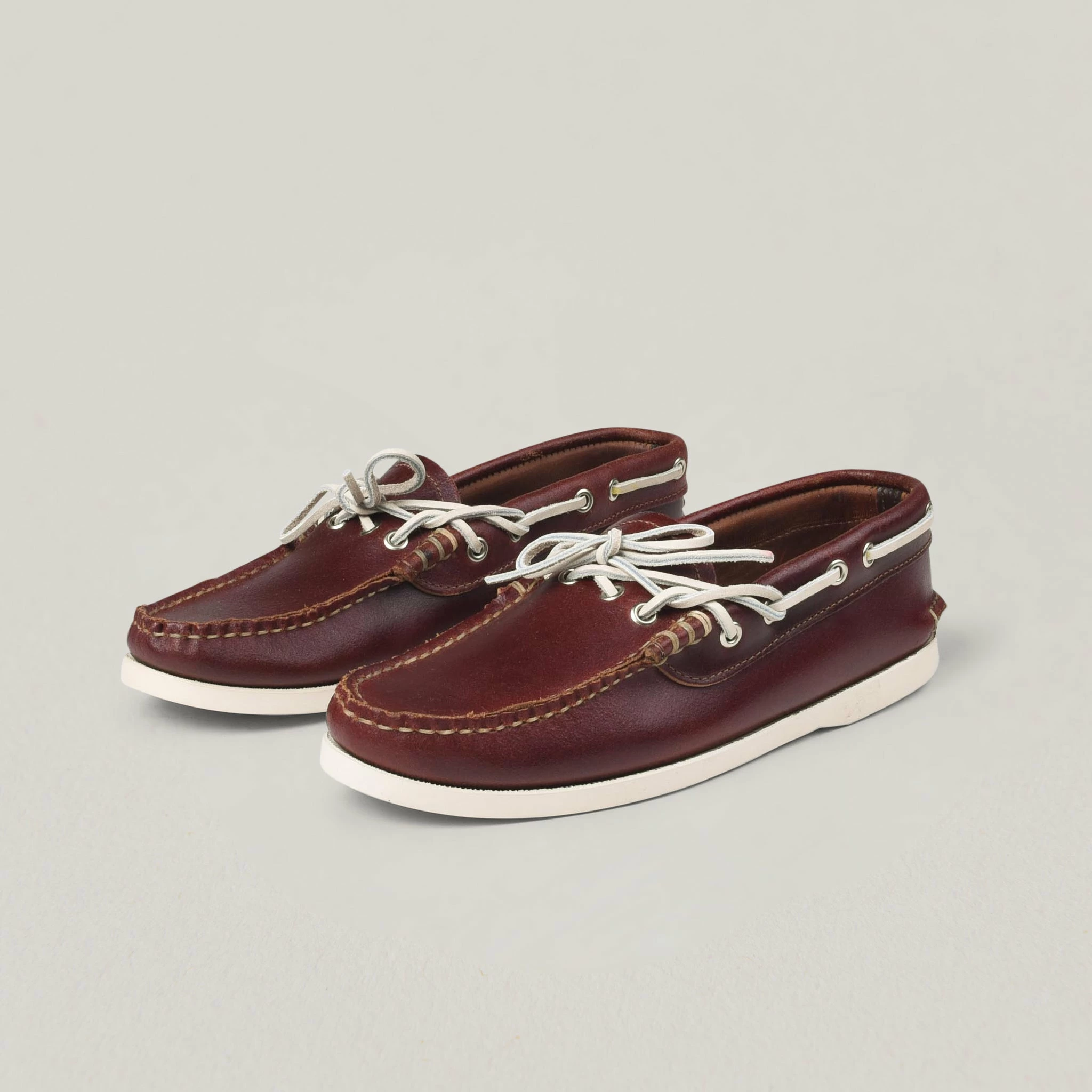 USED YUKETEN BOAT SHOE - COGNAC 3 USED YUKETEN BOAT SHOE - COGNAC