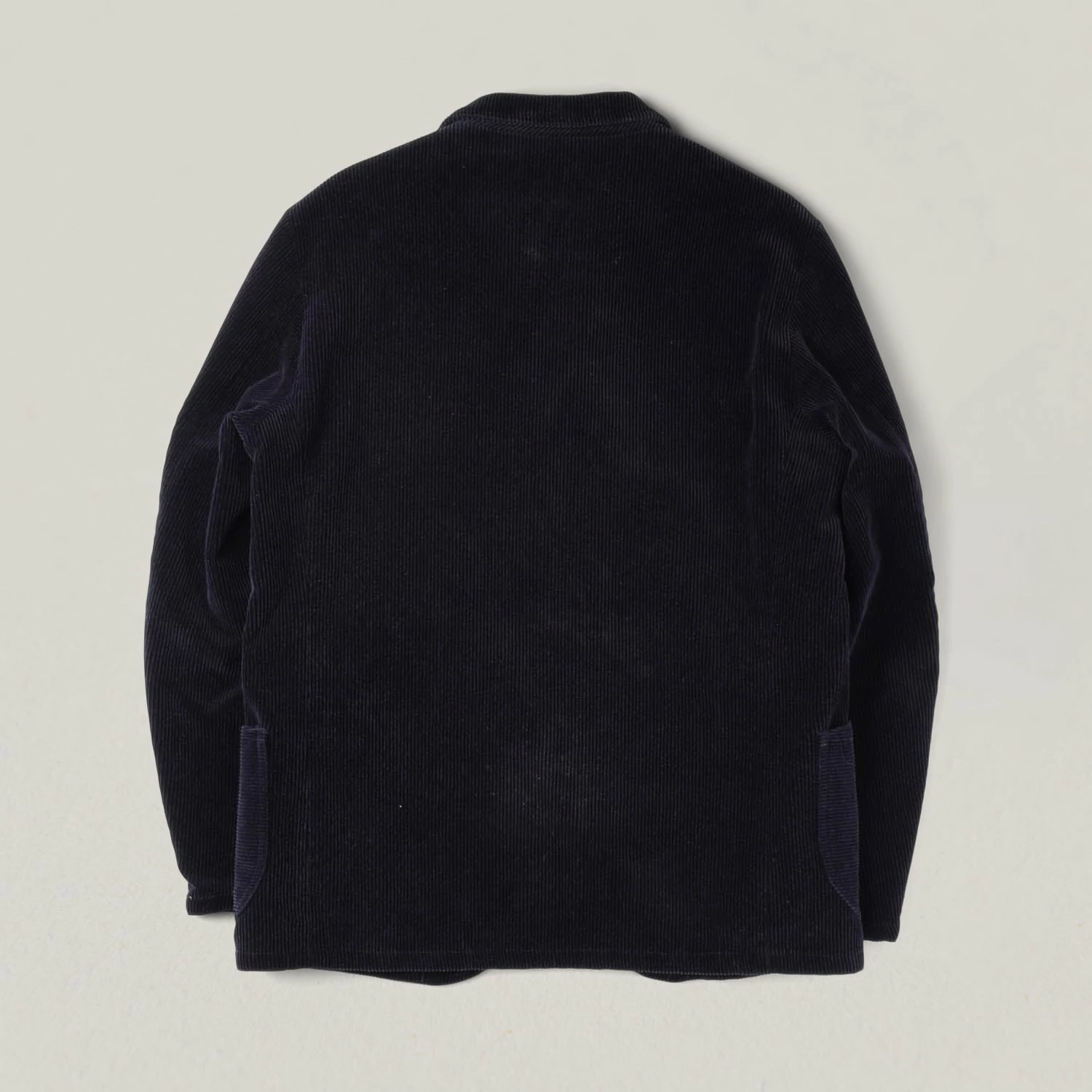 USED SUGAR CANE FICTION ROMANCE 3 BUTTON CORDUROY JACKET - NAVY 5 USED SUGAR CANE FICTION ROMANCE 3 BUTTON CORDUROY JACKET - NAVY - Image 3