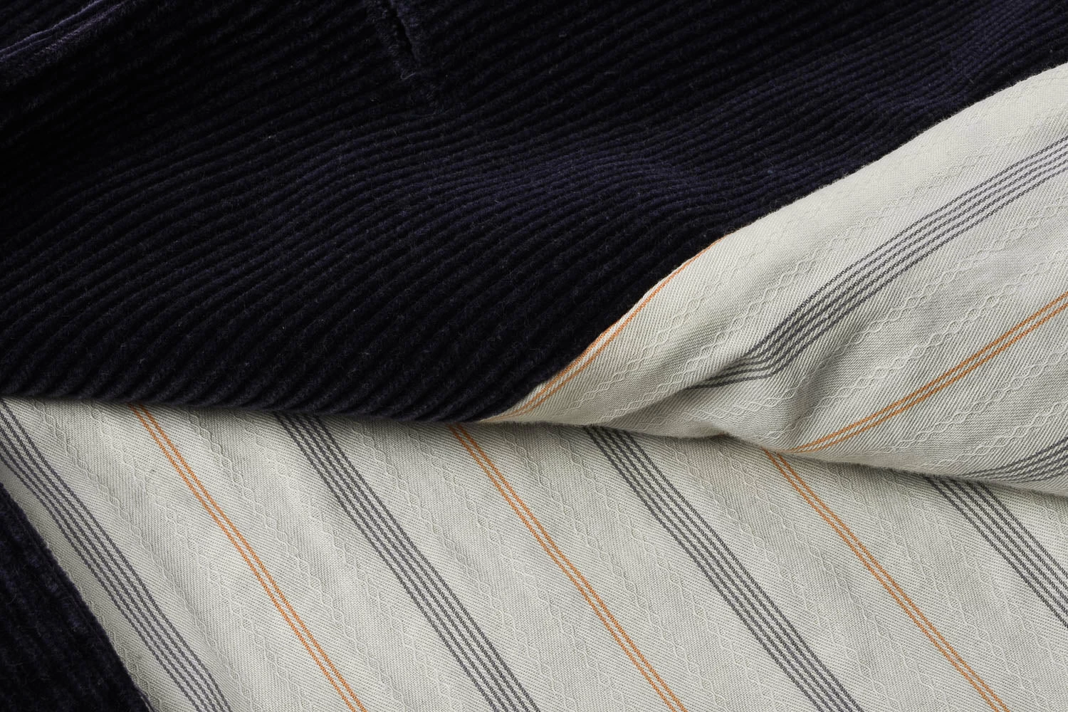 USED SUGAR CANE FICTION ROMANCE 3 BUTTON CORDUROY JACKET - NAVY 7 USED SUGAR CANE FICTION ROMANCE 3 BUTTON CORDUROY JACKET - NAVY - Image 5