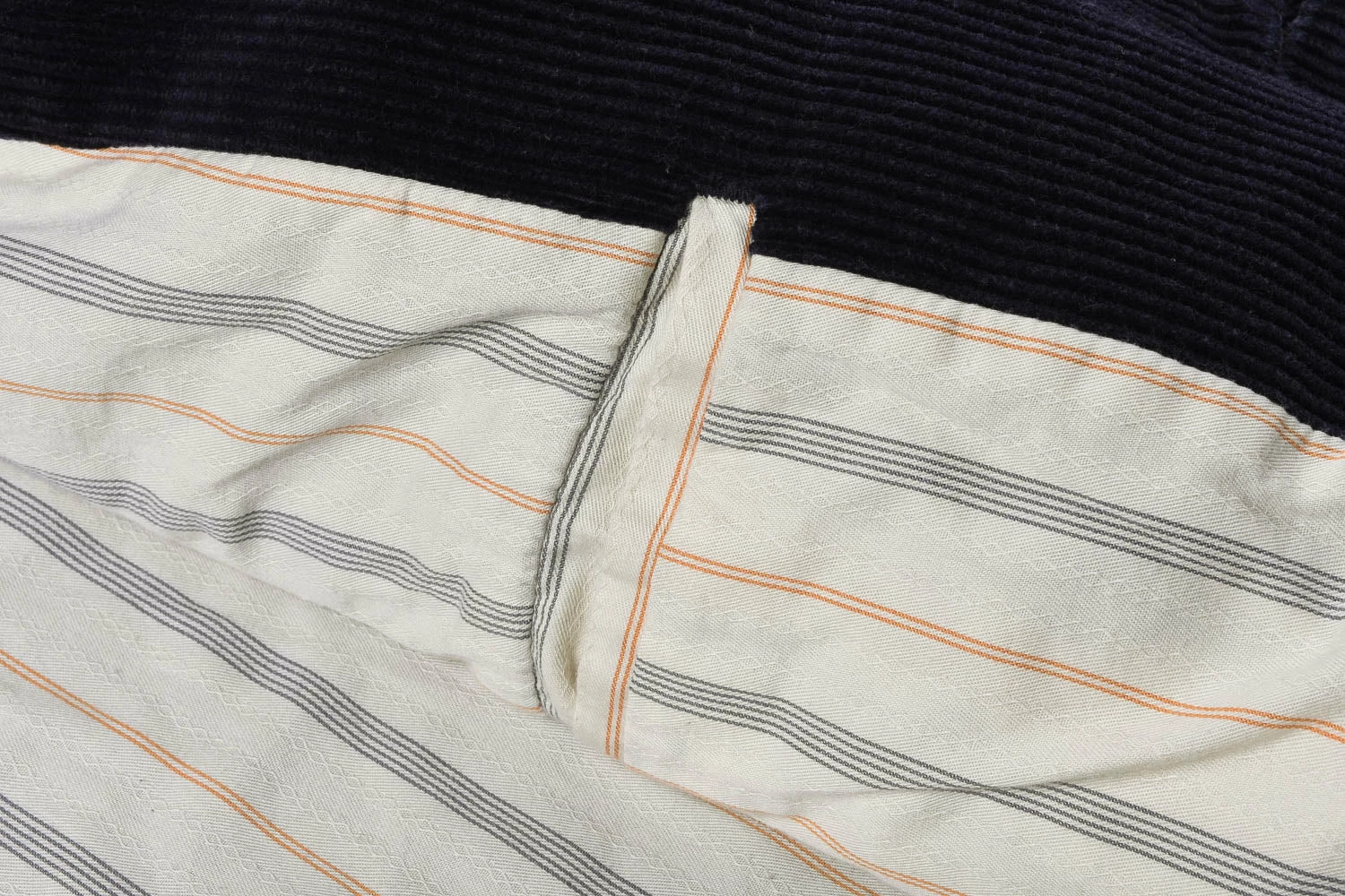 USED SUGAR CANE FICTION ROMANCE 3 BUTTON CORDUROY JACKET - NAVY 6 USED SUGAR CANE FICTION ROMANCE 3 BUTTON CORDUROY JACKET - NAVY - Image 4