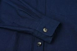 USED MARGARET HOWELL BASIC SHIRT - INDIGO 13 USED MARGARET HOWELL BASIC SHIRT - INDIGO -BARBOUR Shop U V Sept14 22 101 1024x1024@2x