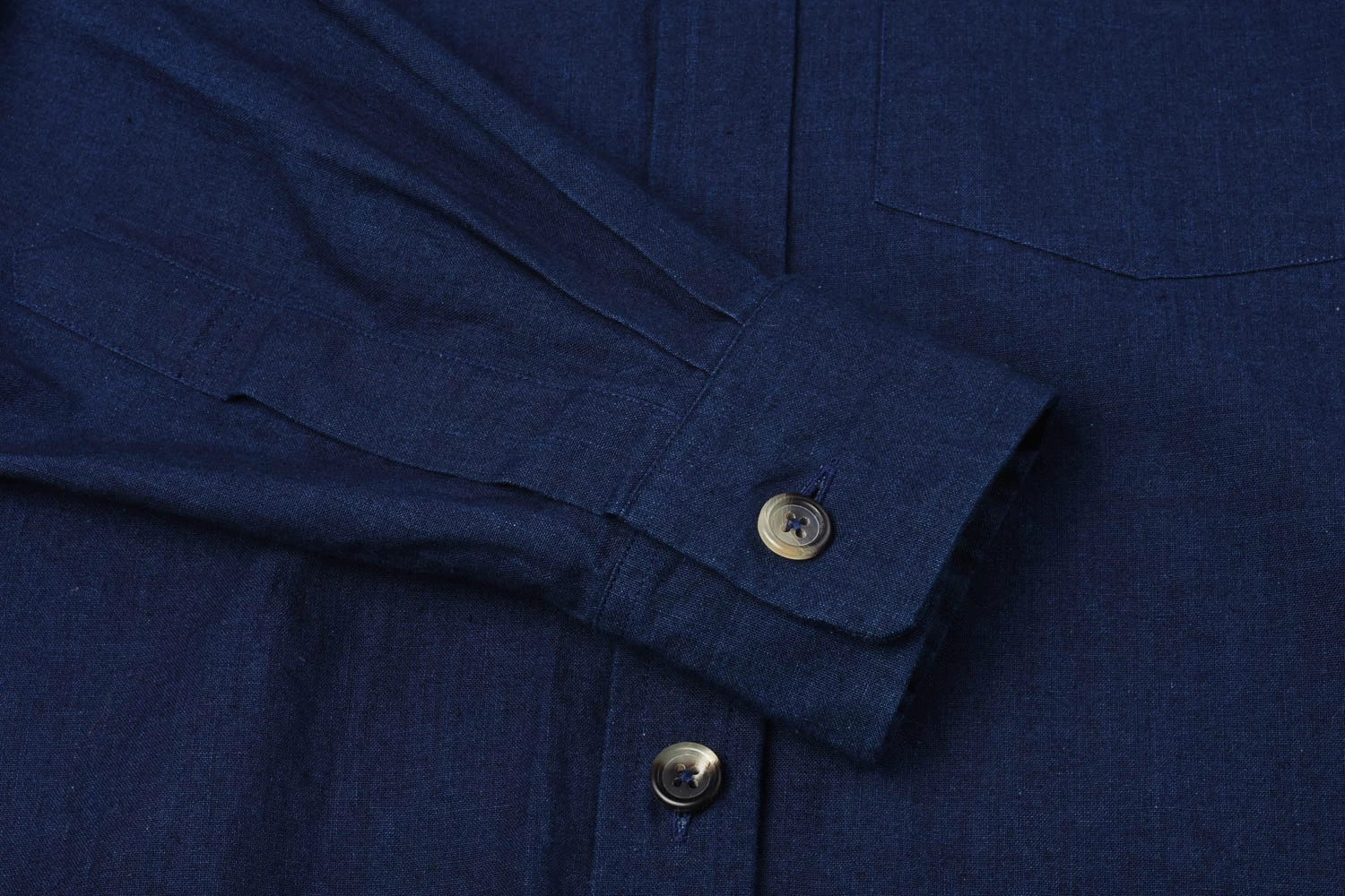 USED MARGARET HOWELL BASIC SHIRT - INDIGO 8 USED MARGARET HOWELL BASIC SHIRT - INDIGO - Image 6