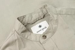 USED SNOW PEAK OG POPLIN STAND COLLAR SHIRT - BEIGE -BARBOUR Shop U V Sept14 22 28 1024x1024@2x