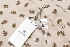 USED SNOW PEAK OG PAISLEY SS SHIRT - BEIGE -BARBOUR Shop U V Sept14 22 36 1024x1024@2x