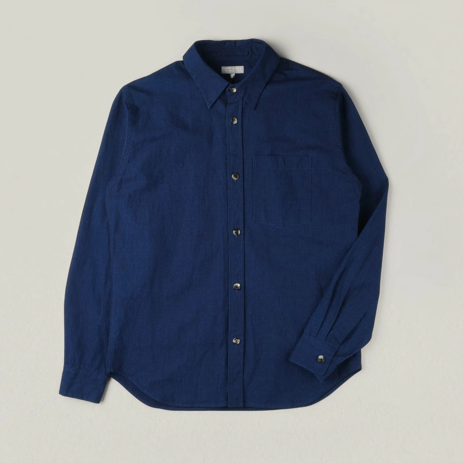 USED MARGARET HOWELL BASIC SHIRT - INDIGO 3 USED MARGARET HOWELL BASIC SHIRT - INDIGO