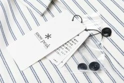 USED SNOW PEAK TAKIBI SHIRT - ECRU/ NAVY -BARBOUR Shop U V Sept14 22 91 1024x1024@2x