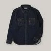 USED STUDIO D'ARTISAN DENIM WORK SHIRT