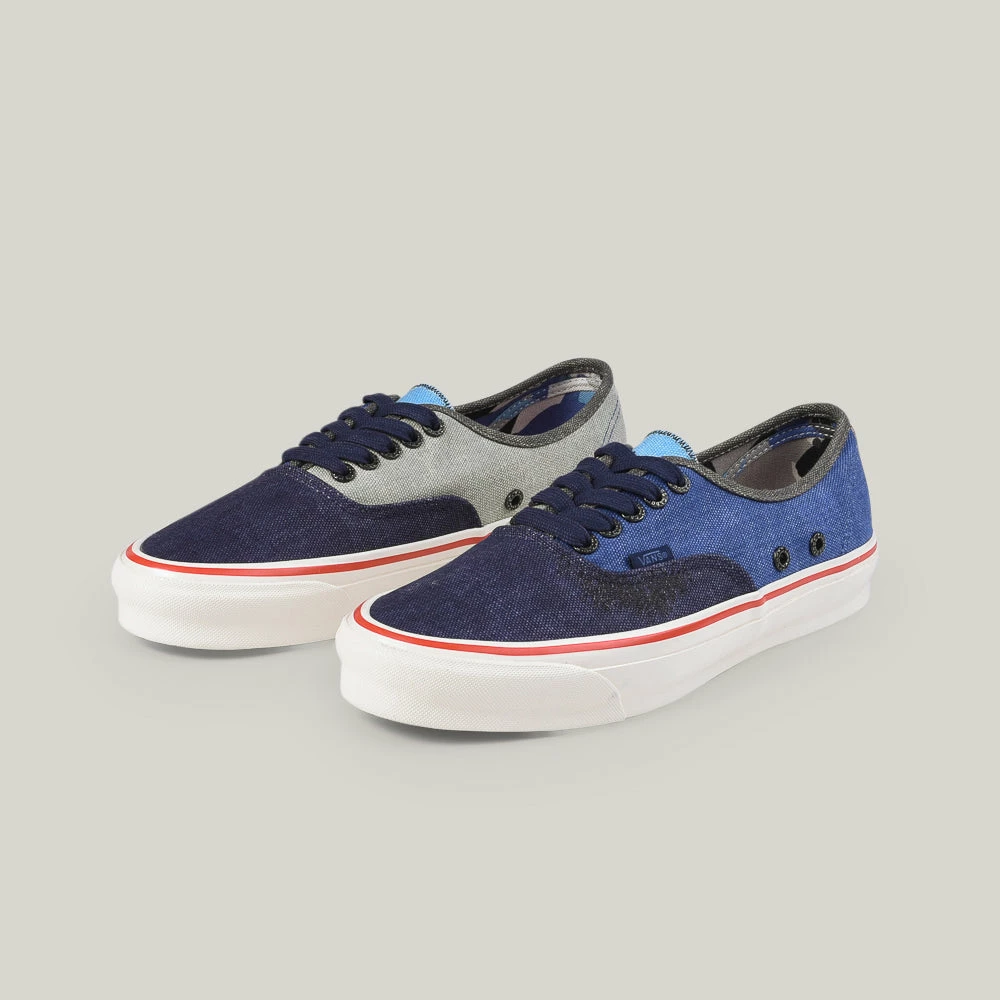VANS VAULT X NIGEL CABOURN OG AUTHENTIC LX - CRAZY NAVY MIX 3 VANS VAULT X NIGEL CABOURN OG AUTHENTIC LX - CRAZY NAVY MIX