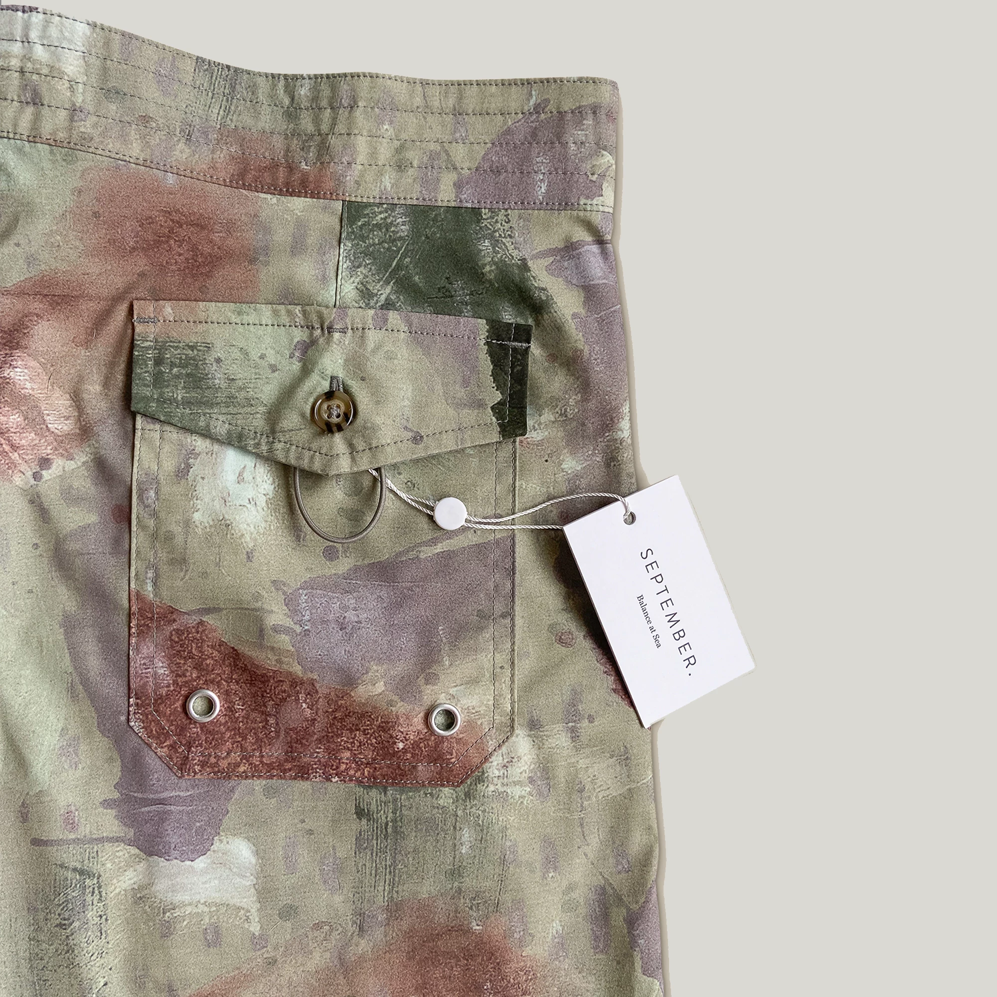 W'MENSWEAR X SEPTEMBER GREENOUGH BOARDSHORT - SEAFOAM GREEN 5 W'MENSWEAR X SEPTEMBER GREENOUGH BOARDSHORT - SEAFOAM GREEN - Image 3