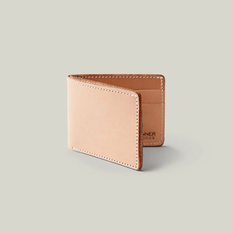 TANNER GOODS UTILITY BIFOLD WALLET - NATURAL 3 TANNER GOODS UTILITY BIFOLD WALLET - NATURAL