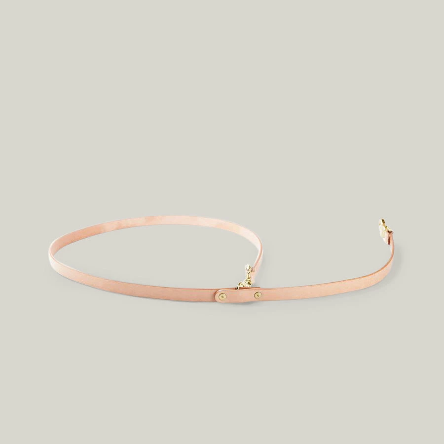 TANNER GOODS CONVERTIBLE CANINE LEAD - NATURAL/BRASS 4 TANNER GOODS CONVERTIBLE CANINE LEAD - NATURAL/BRASS - Image 2